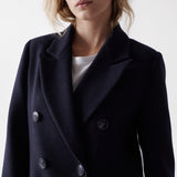 Blazer de paño liso - ECRU