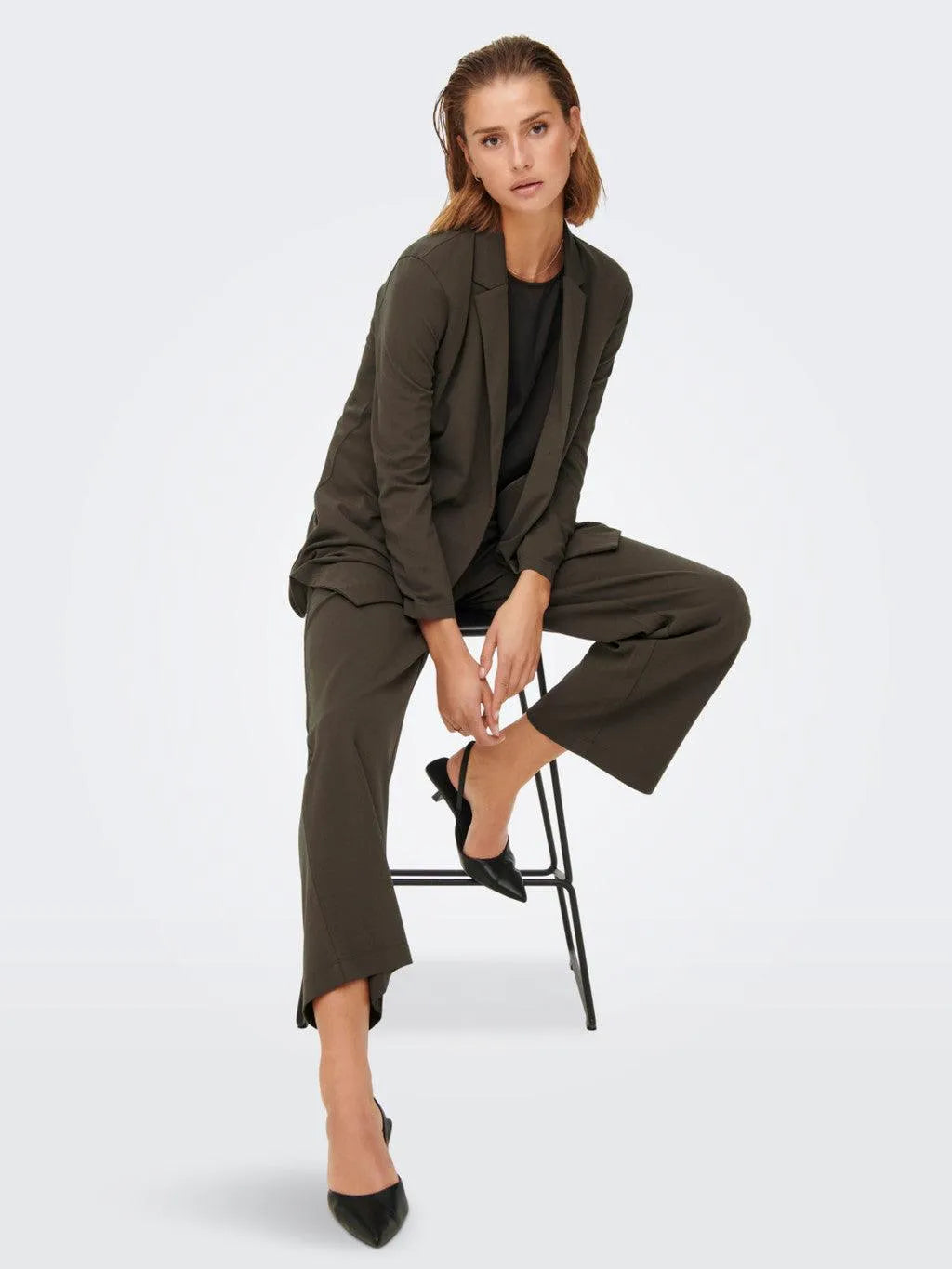 Blazer Geggo Chocolate Brown - ECRU