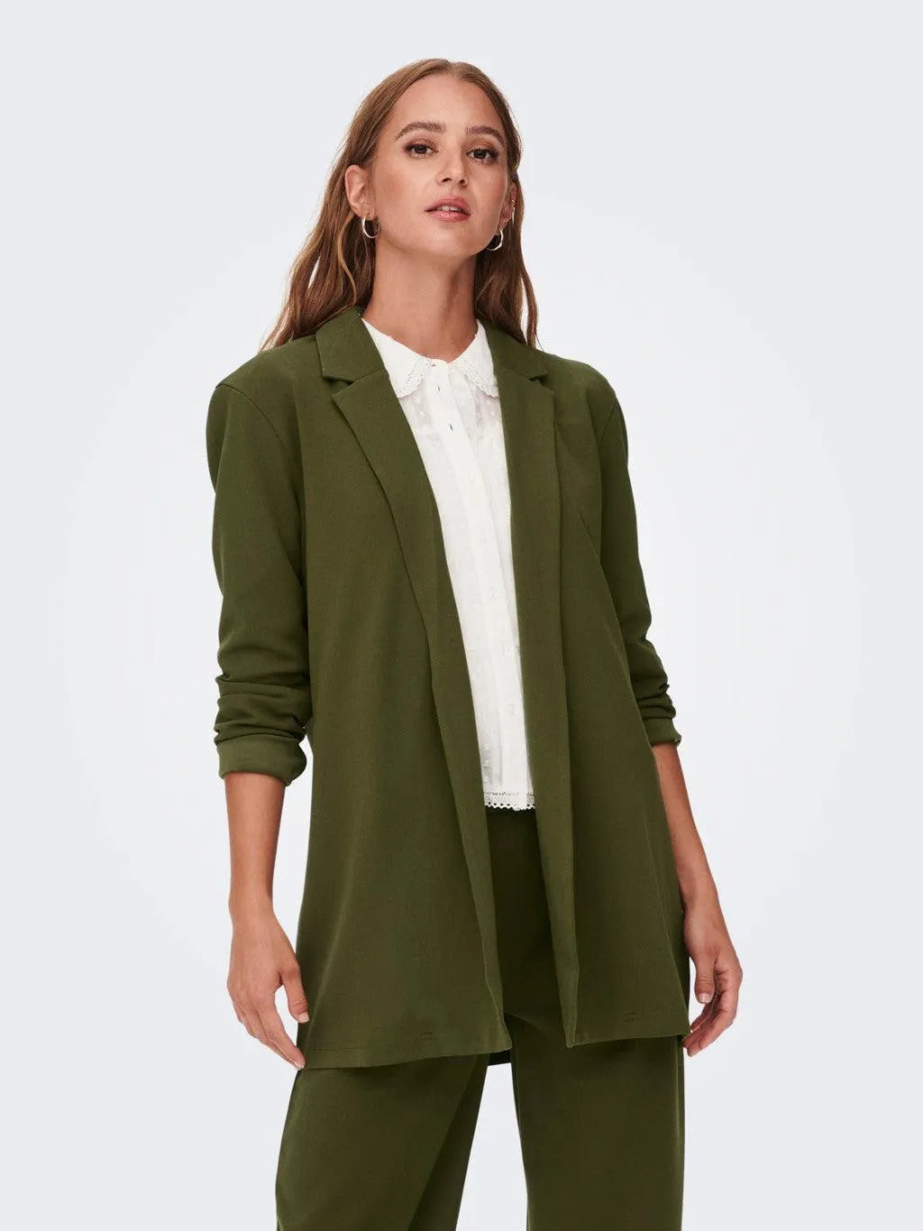 Blazer Geggo Dark Olive - ECRU
