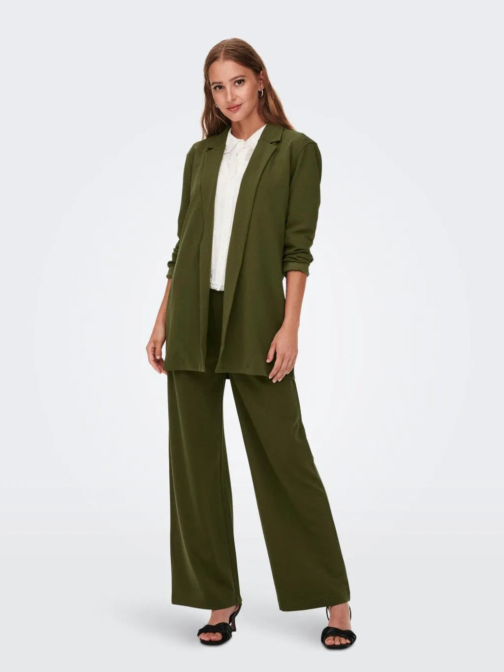 Blazer Geggo Dark Olive - ECRU