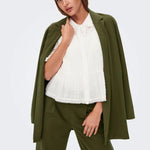 Blazer Geggo Dark Olive - ECRU