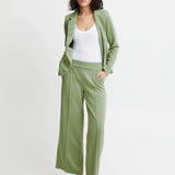 Blazer ICHI Kate Piqué Willow Bough - ECRU