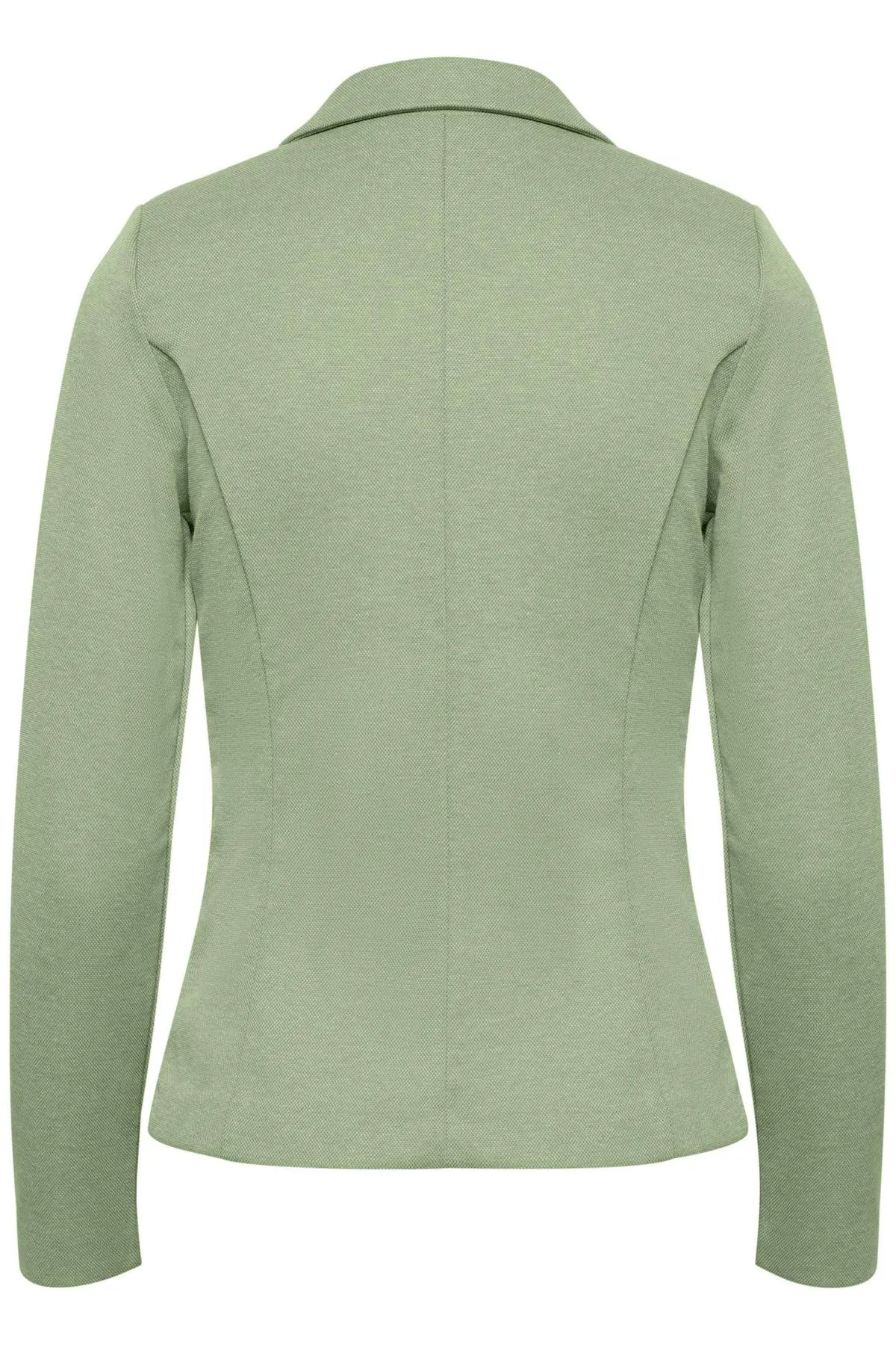 Blazer ICHI Kate Piqué Willow Bough - ECRU