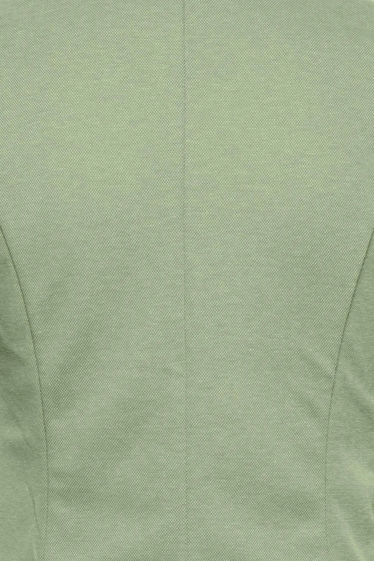 Blazer ICHI Kate Piqué Willow Bough - ECRU