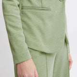 Blazer ICHI Kate Piqué Willow Bough - ECRU