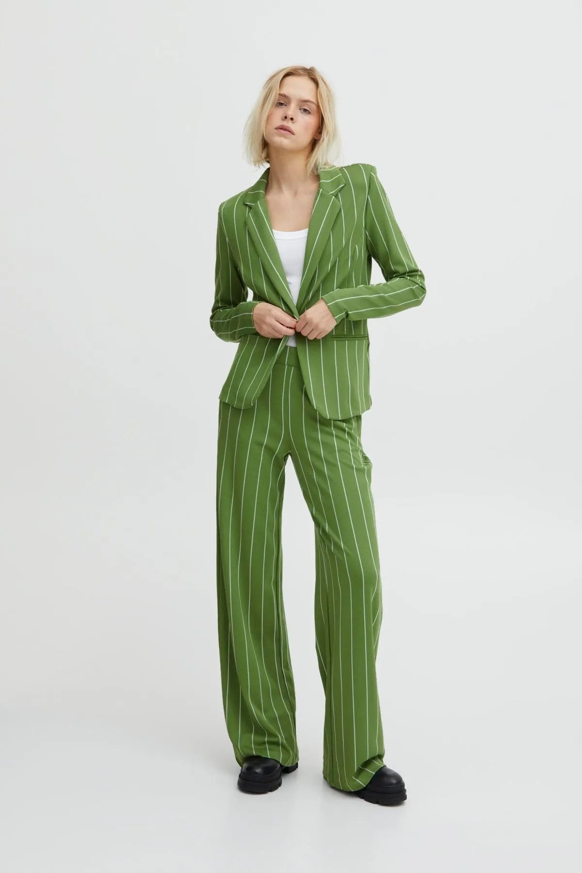 Blazer ICHI Ruti Willow Bough - ECRU