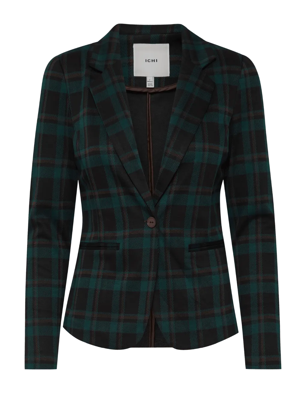 Blazer Kate Checko Coffee Bean - ECRU