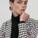 Blazer Kate Checky - ECRU
