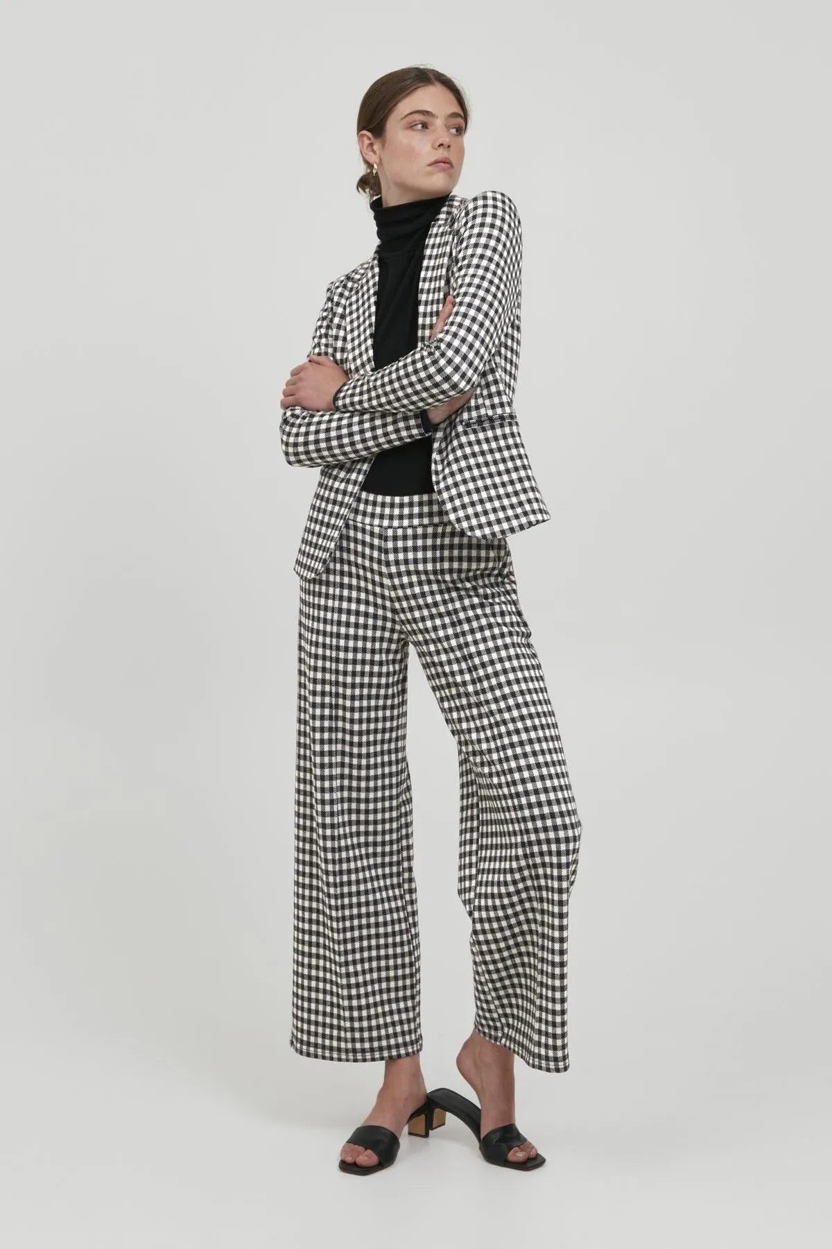 Blazer Kate Checky - ECRU