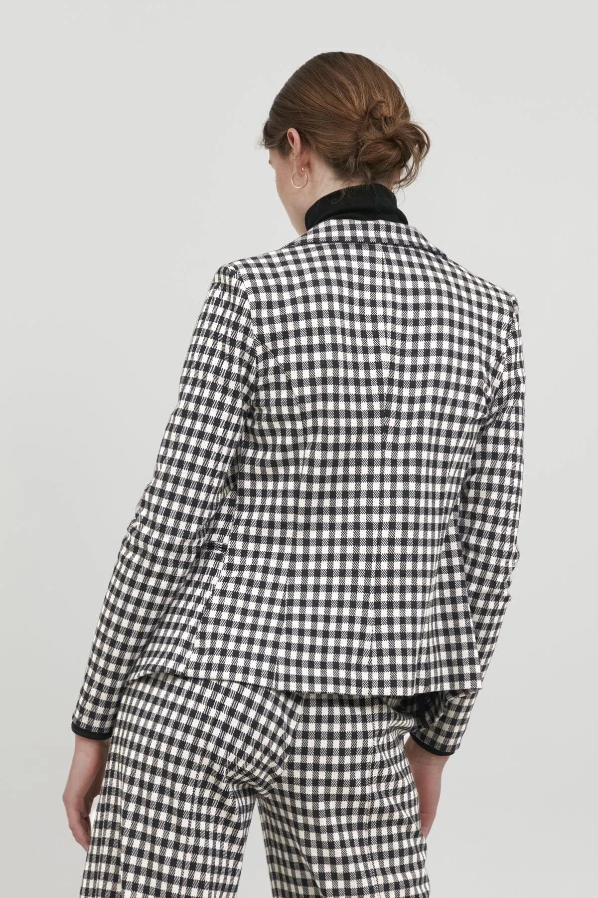 Blazer Kate Checky - ECRU