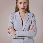 Blazer Kate Grey Melange - ECRU