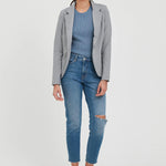 Blazer Kate Grey Melange - ECRU