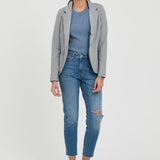 Blazer Kate Grey Melange - ECRU