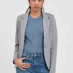 Blazer Kate Grey Melange - ECRU