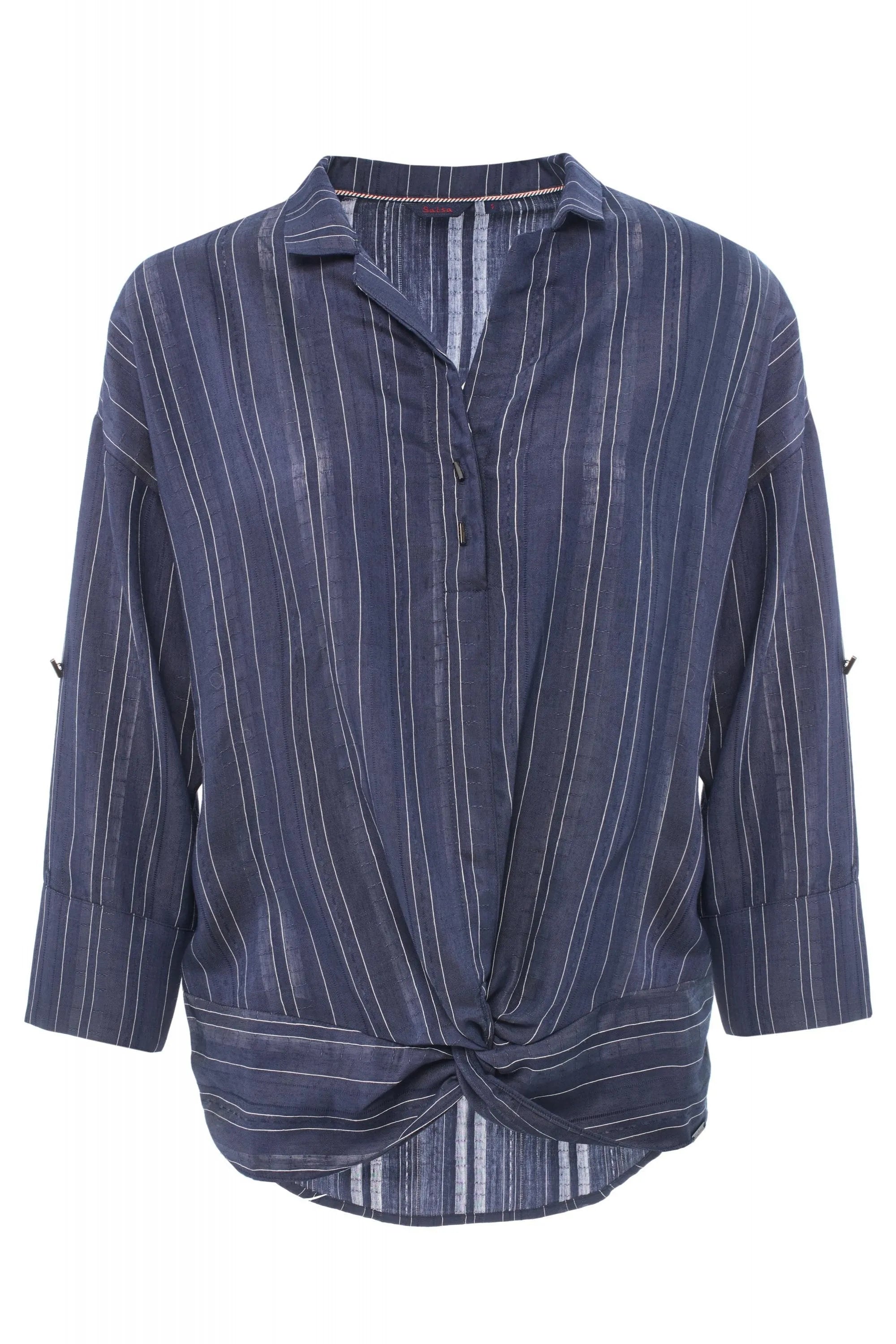 BLUSA CON DETALLE DE BOTONES - ECRU