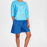 Blusa Nümph Nubrighed Bonnie Blue - ECRU