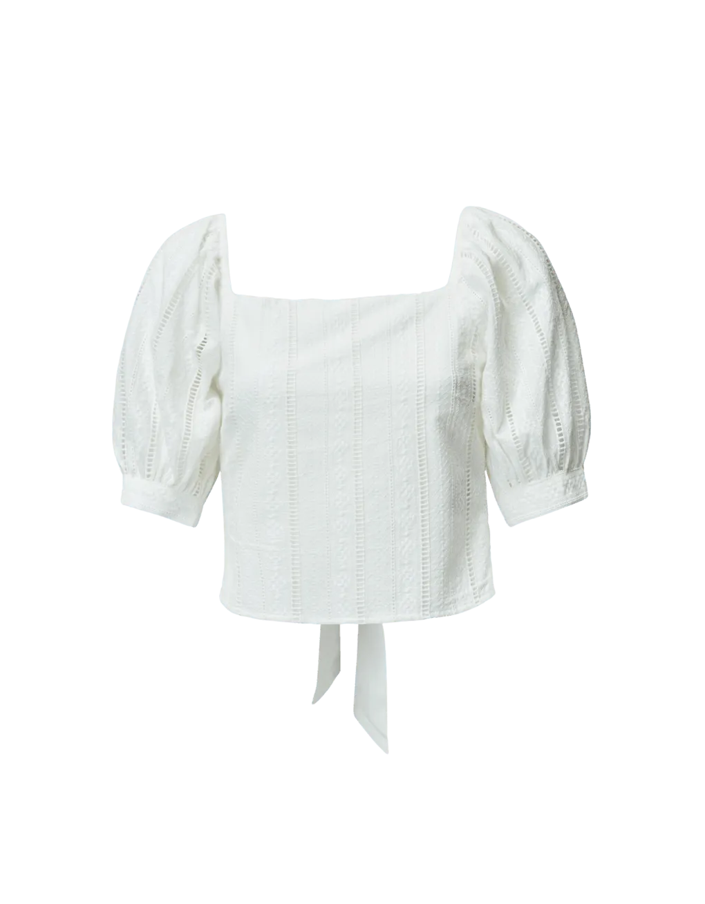 Blusa Salsa Jeans de Mujer con Bordado - ECRU