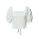 Blusa Salsa Jeans de Mujer con Bordado - ECRU