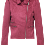 Blusón Biker Efecto Gamuza - ECRU