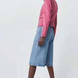 Blusón Biker Efecto Gamuza - ECRU