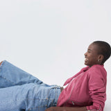 Blusón Biker Efecto Gamuza - ECRU