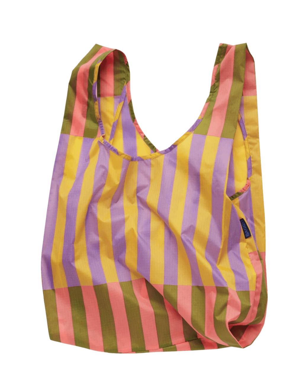 Bolsa Standard Baggu Sunset Quilt Stripe - ECRU