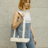 Bolso Lefrik Strate Reversible Flowers - ECRU