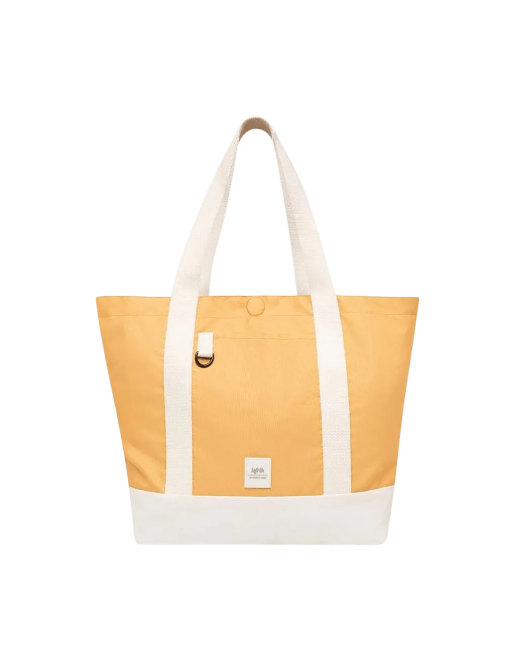 Bolso Lefrik Strate Reversible Vichy Mustard - ECRU