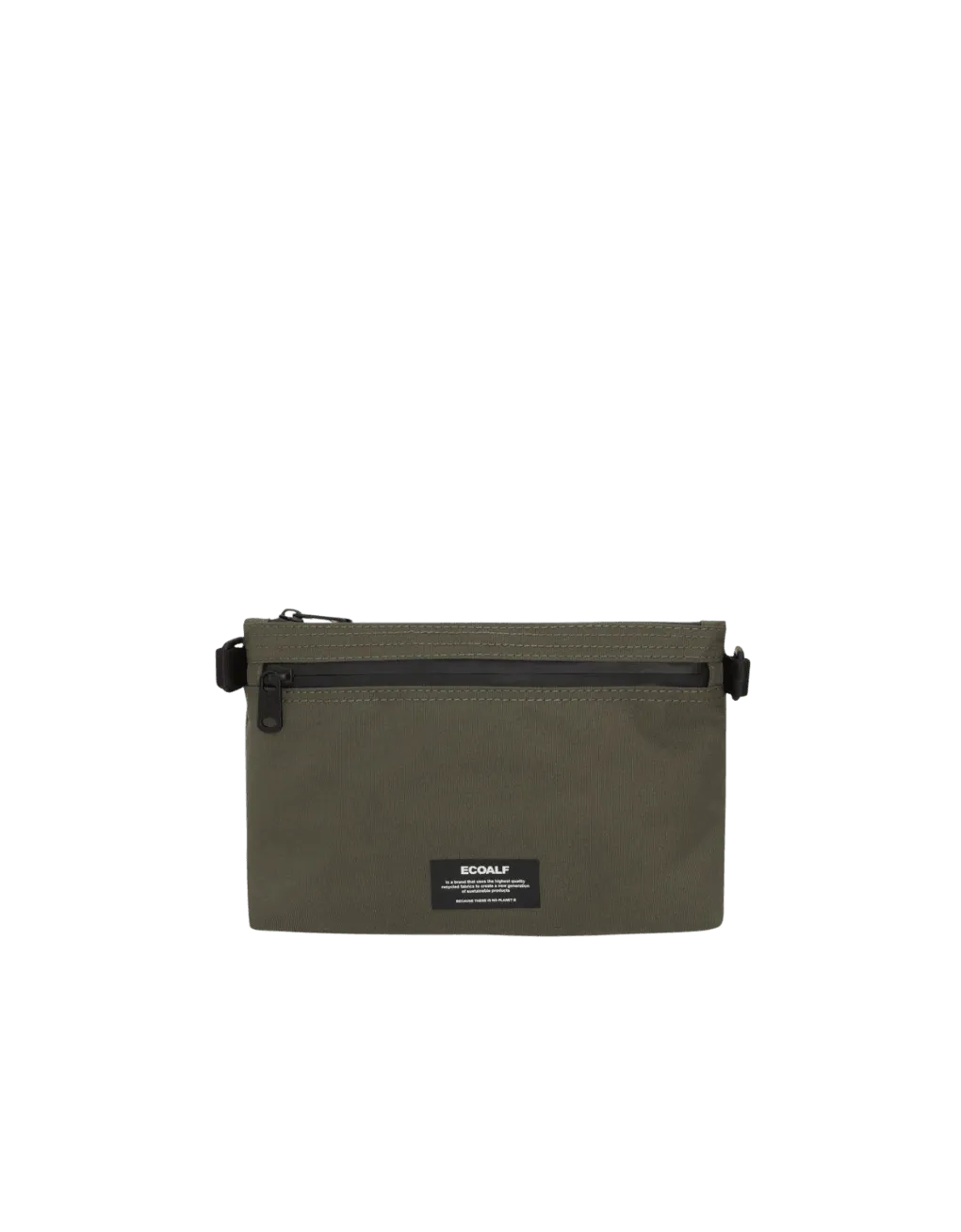 Bolso Lupita Double Zipper Deep Khaki - ECRU