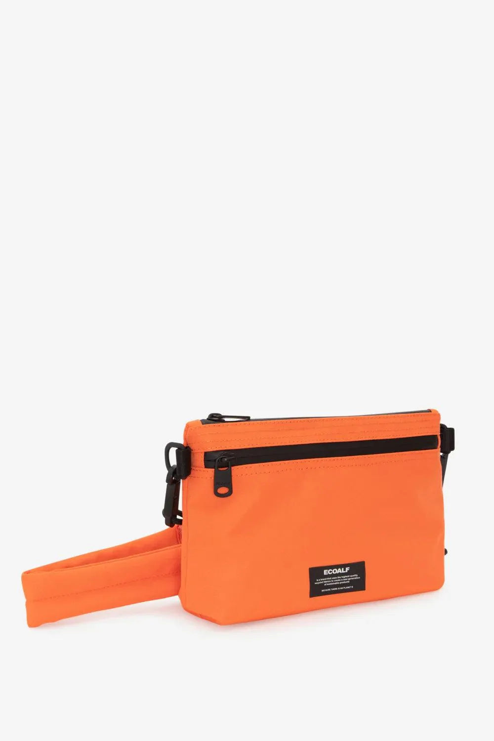 Bolso Lupita Double Zipper Orange - ECRU