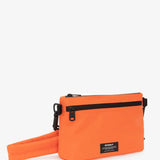Bolso Lupita Double Zipper Orange - ECRU