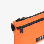 Bolso Lupita Double Zipper Orange - ECRU