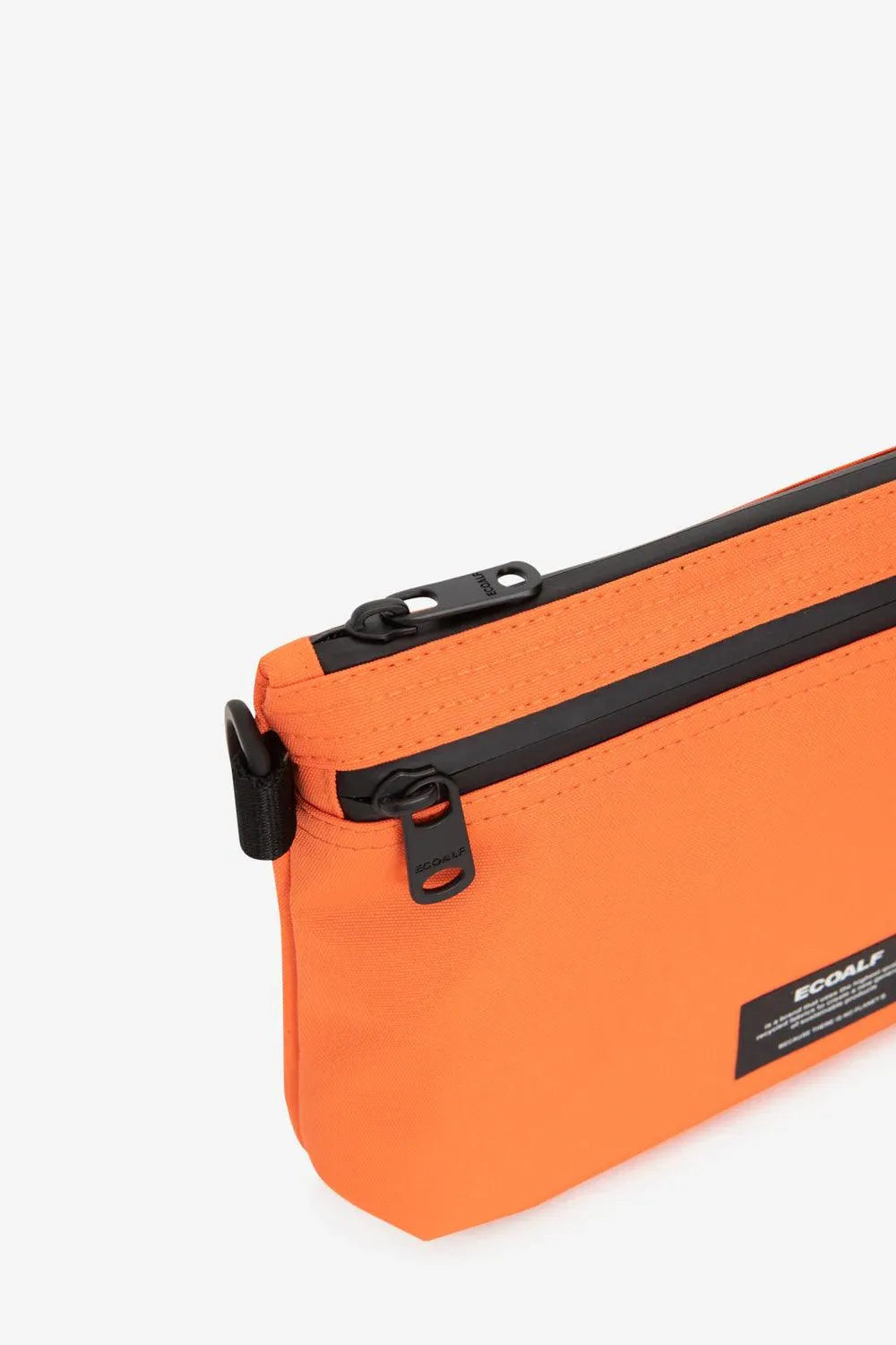 Bolso Lupita Double Zipper Orange - ECRU