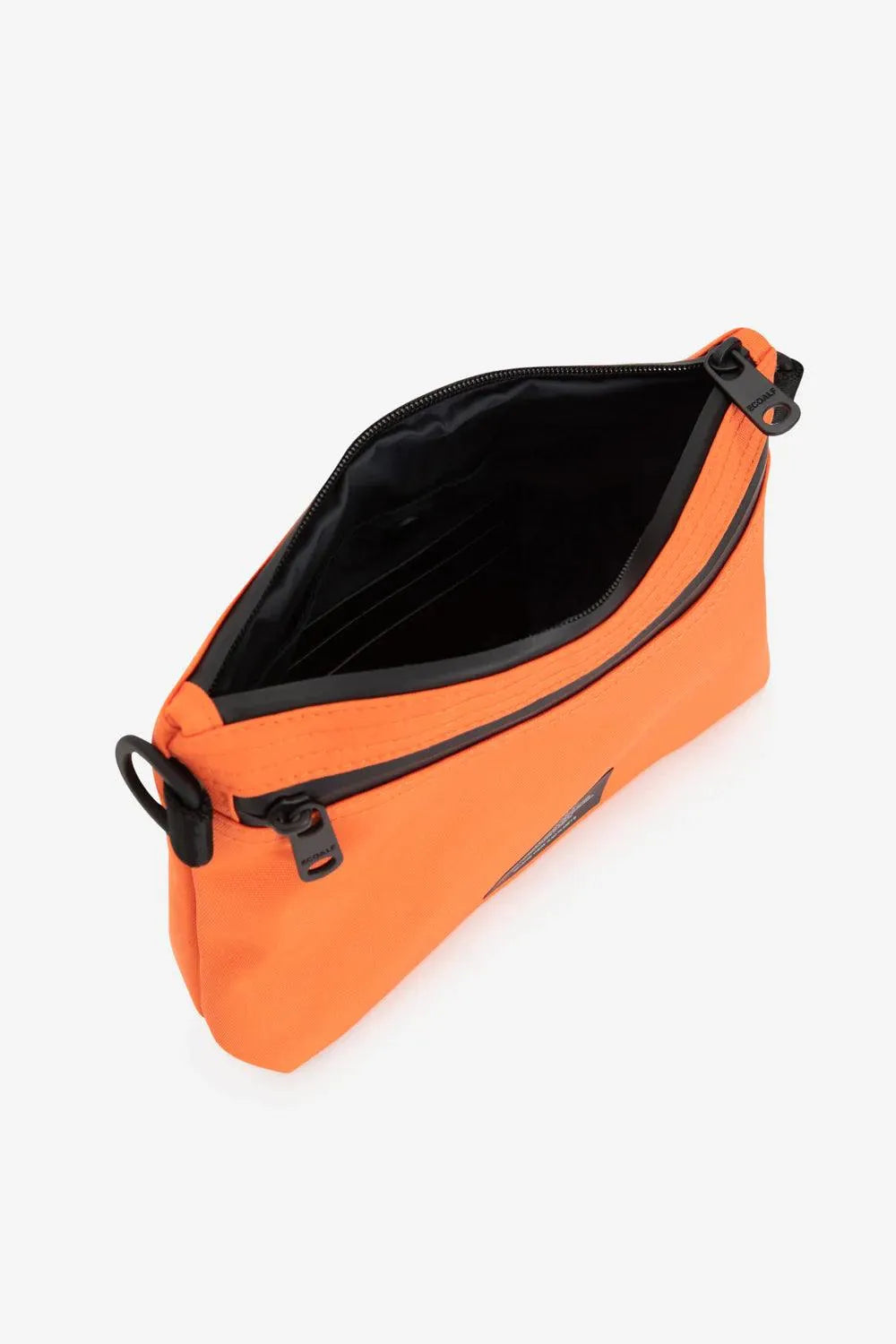 Bolso Lupita Double Zipper Orange - ECRU