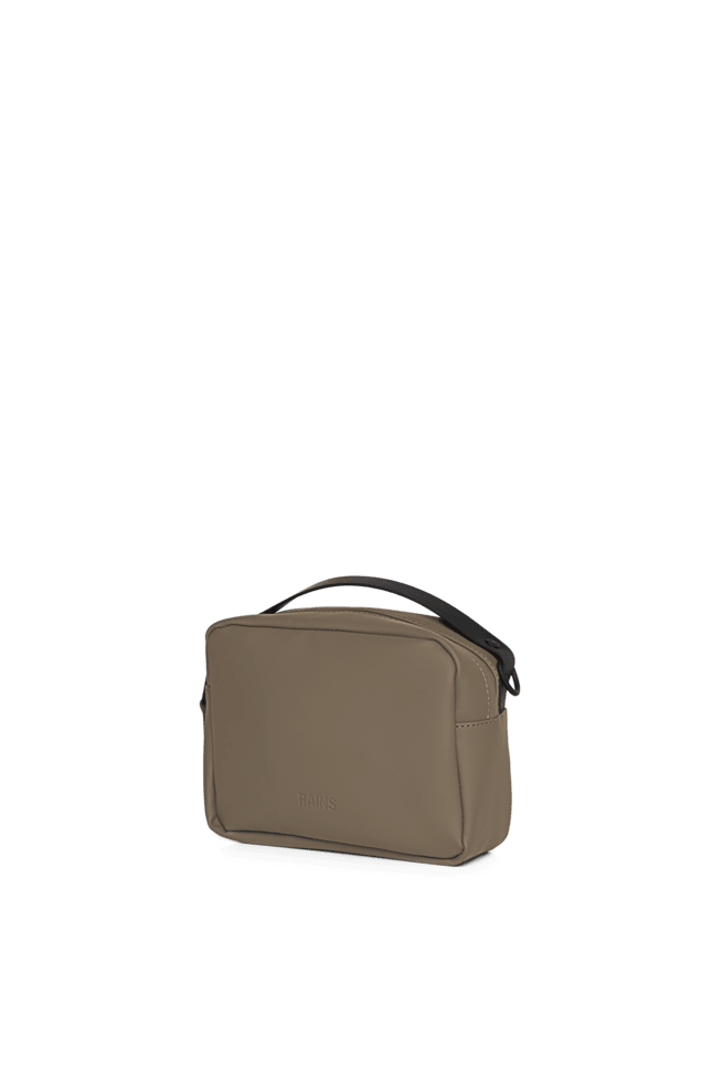Bolso Rains Box Bag Wood - ECRU