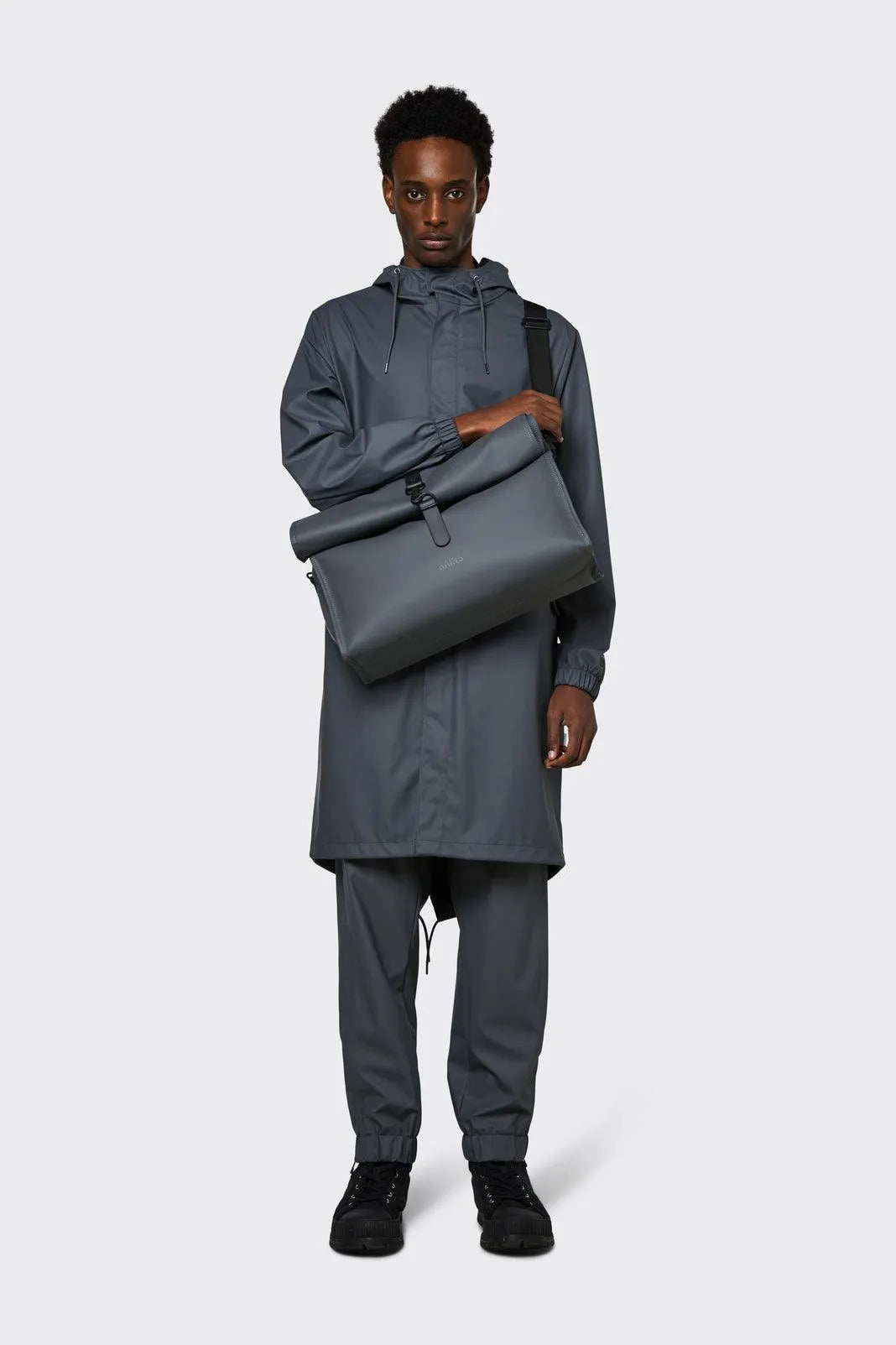 Bolso Rolltop Messenger Slate - ECRU