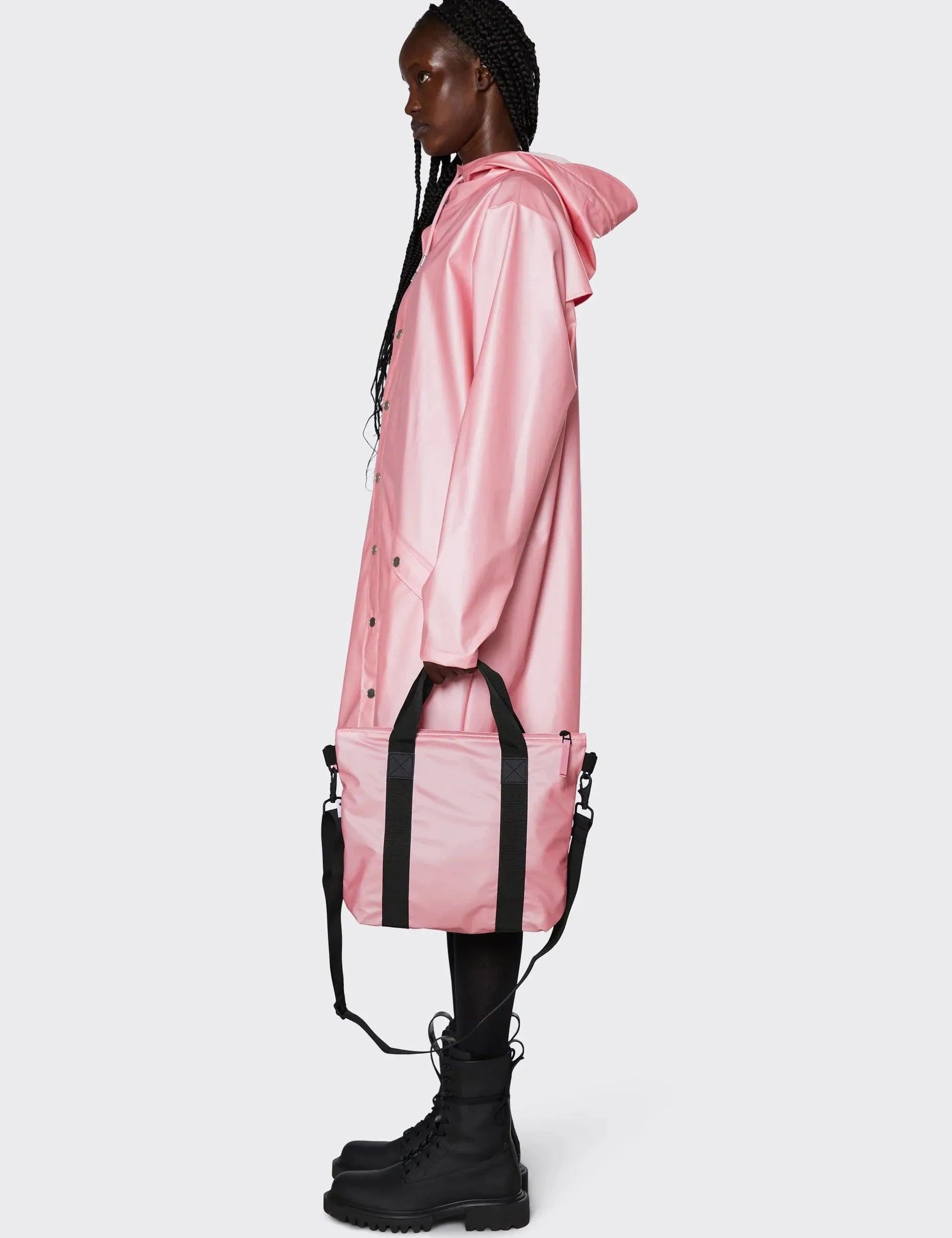 Bolso Tote Bag Mini Pink Sky - ECRU