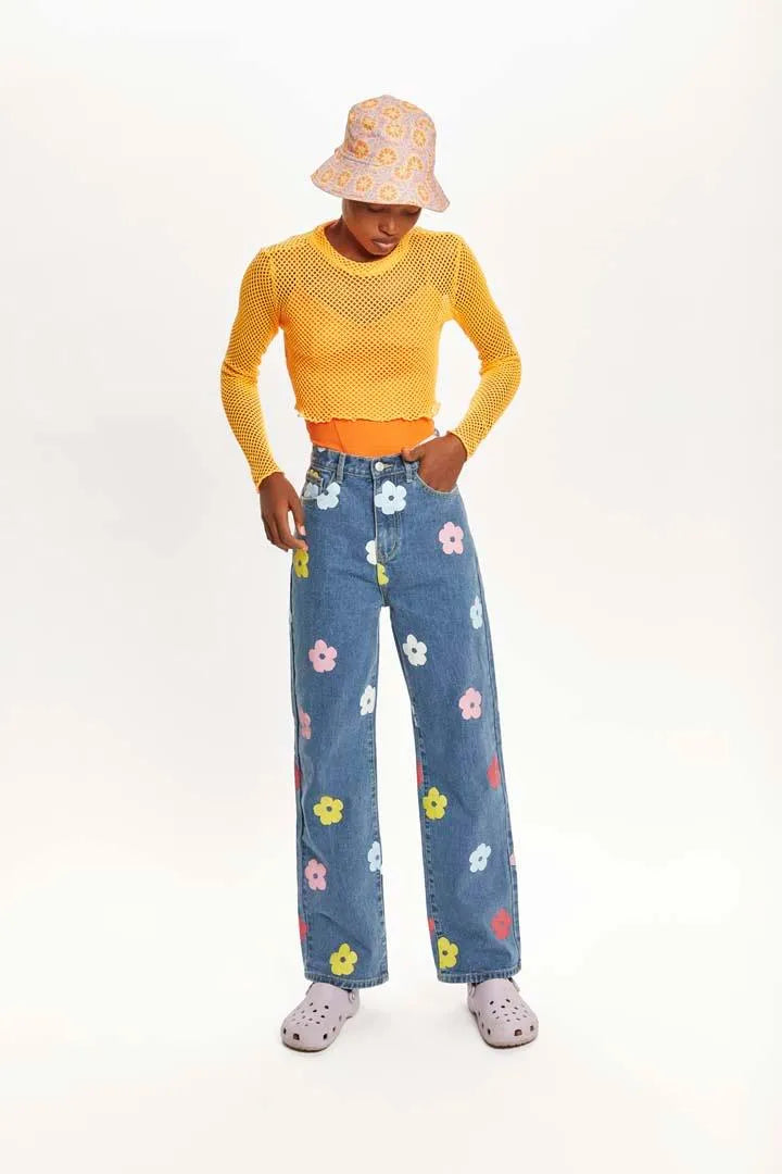 Bucket Hat Floral - ECRU