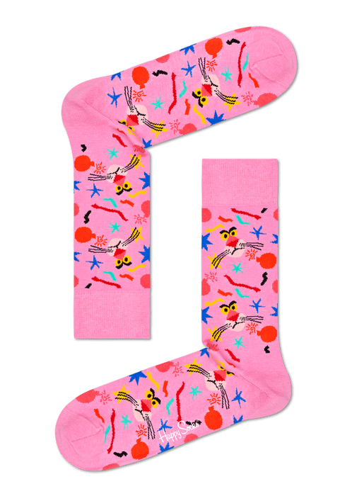 Caja 6 calcetines Pantera Rosa - ECRU