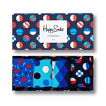 Caja de Regalo 4 Calcetines Navy - ECRU