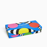 Caja de regalo de calcetines Classic Dots, paquete de 4 - ECRU