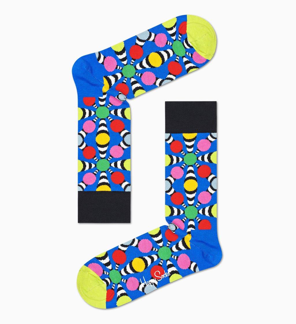 Caja de regalo de calcetines Classic Dots, paquete de 4 - ECRU