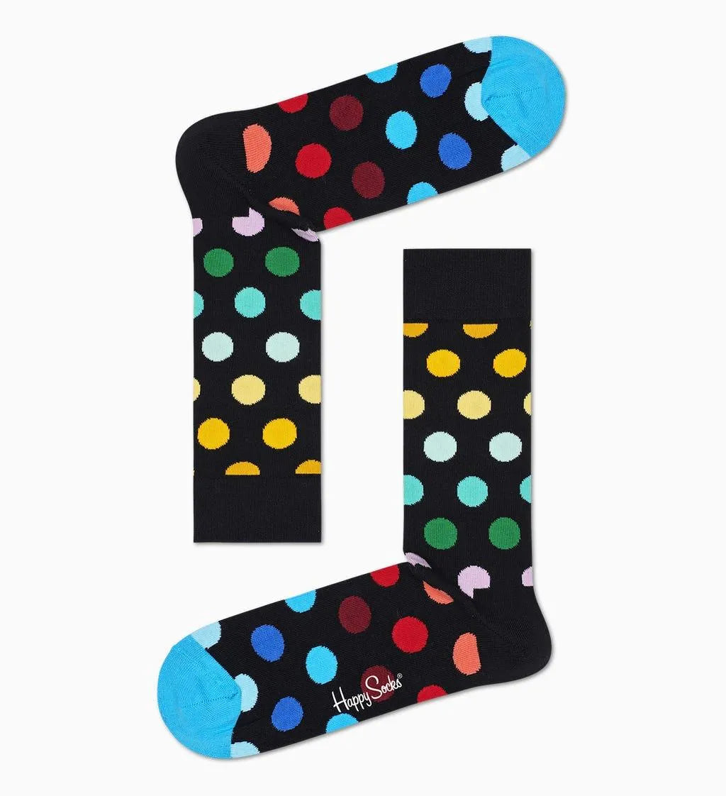 Caja de regalo de calcetines Classic Dots, paquete de 4 - ECRU