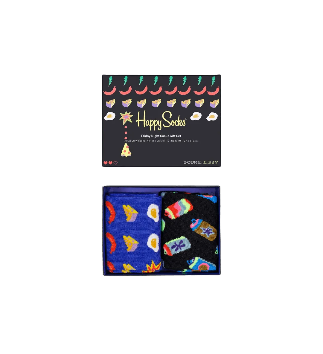 Caja regalo 2 Calcetines Friday Night - ECRU