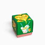 Caja regalo3 Calcetines Pizza Love - ECRU