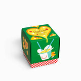 Caja regalo3 Calcetines Pizza Love - ECRU