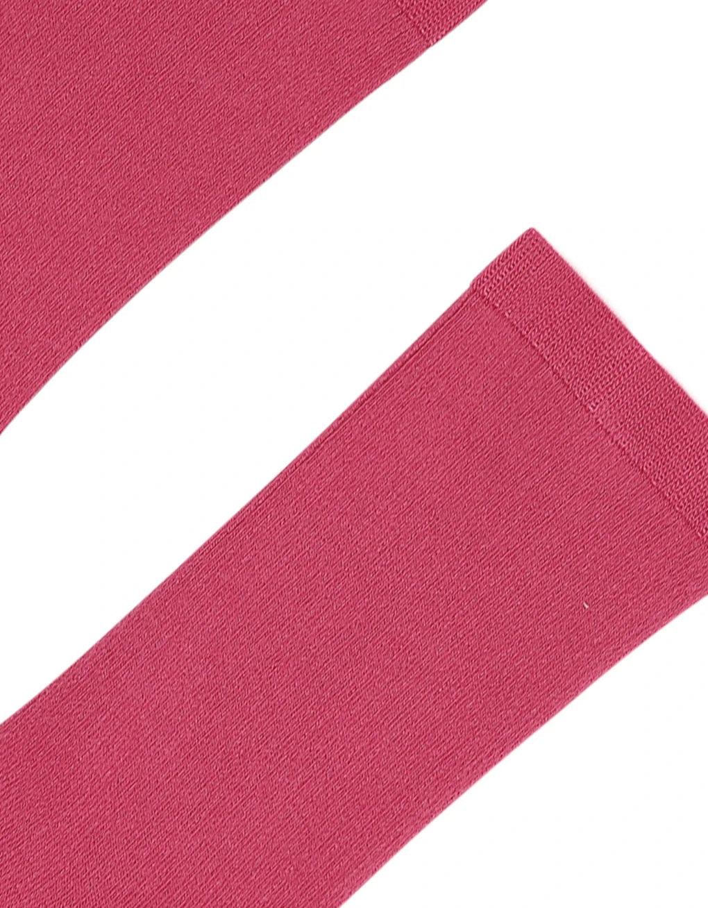 Calcetín Colorful Standard Clásico Orgánico Mujer - Raspberry Pink - ECRU