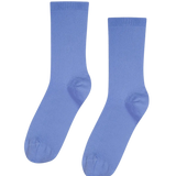Calcetín Colorful Standard Clásico Orgánico Mujer - Sky Blue - ECRU