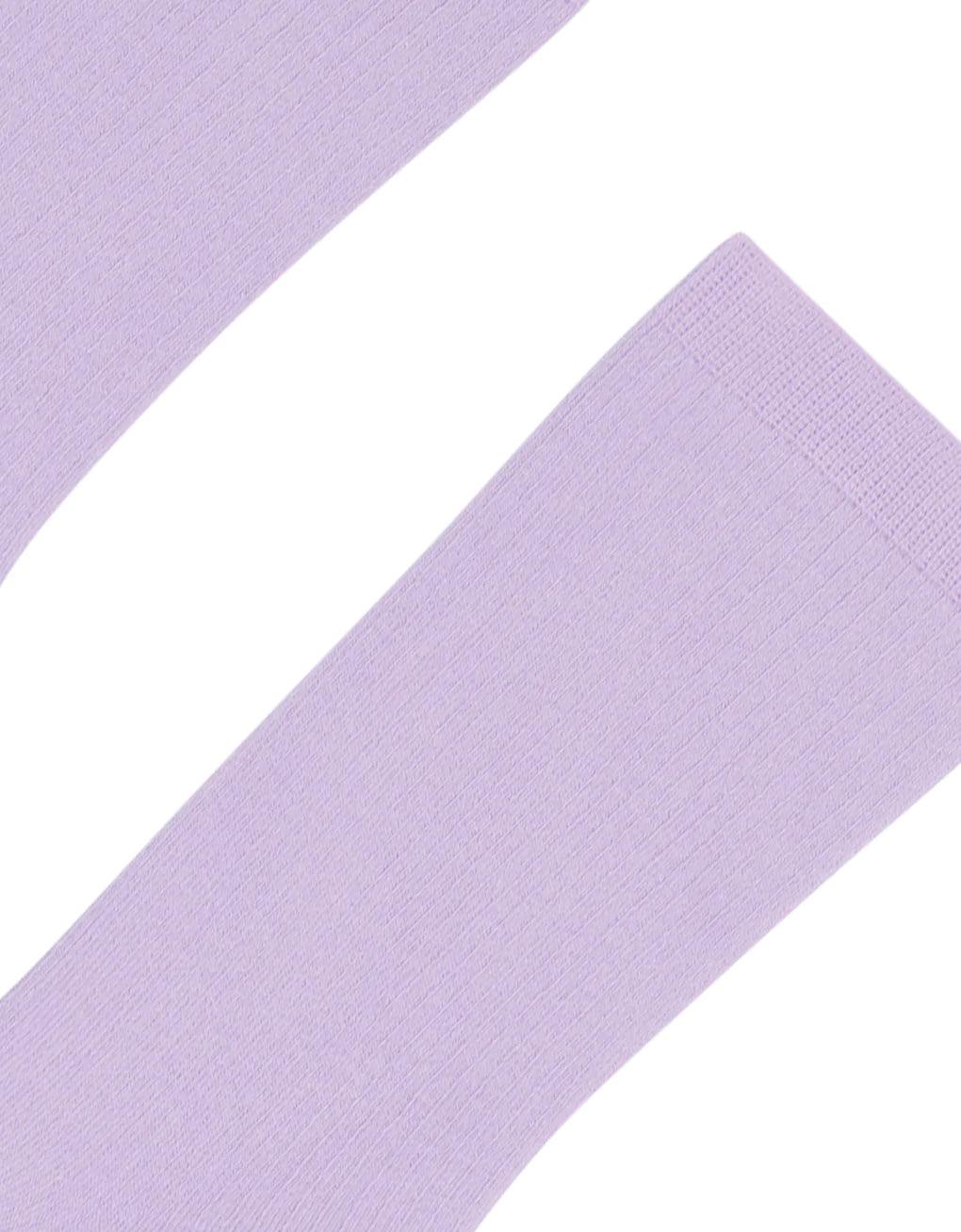 Calcetín Colorful Standard Clásico Orgánico Mujer - Soft Lavender - ECRU