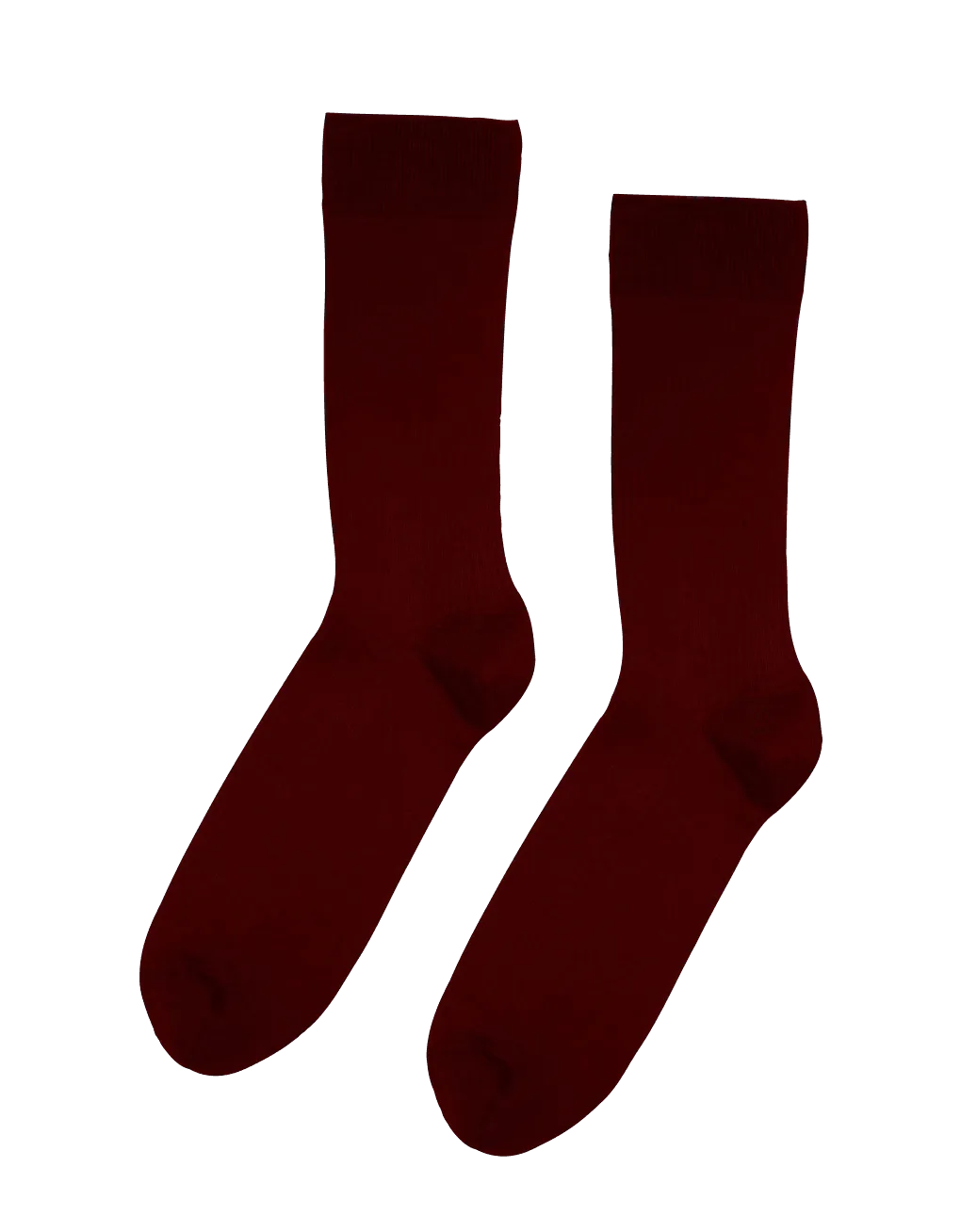 Calcetín Colorful Standard Clásico Orgánico Oxblood Red - ECRU